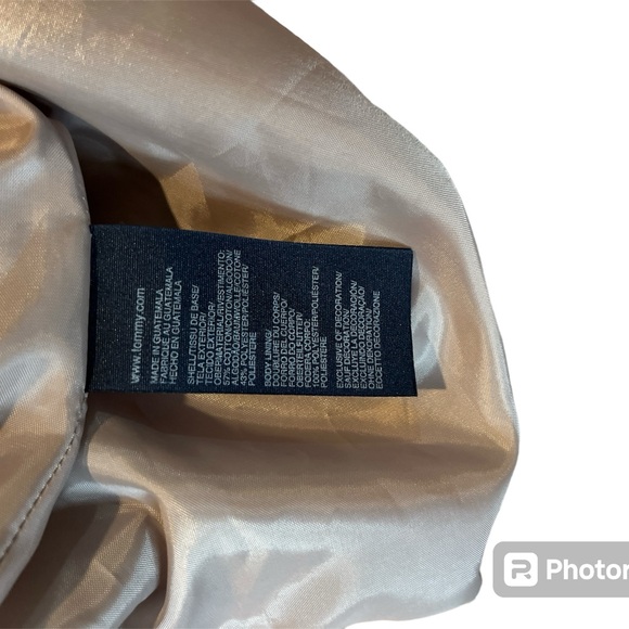 Tommy Hilfiger tan trench belted coat - Picture 5 of 5